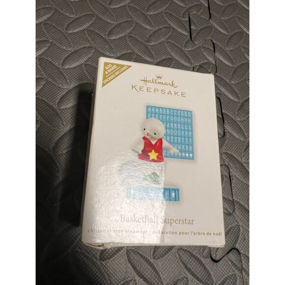 Hallmark Keepsake Ornament Basketball Superstar Name Personalized 2011 Christmas - Picture 9 of 9